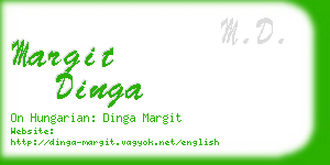 margit dinga business card